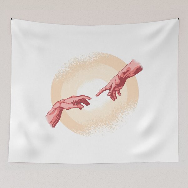 Item preview, The Creation Of Adam - God designed and sold by Shirtey.