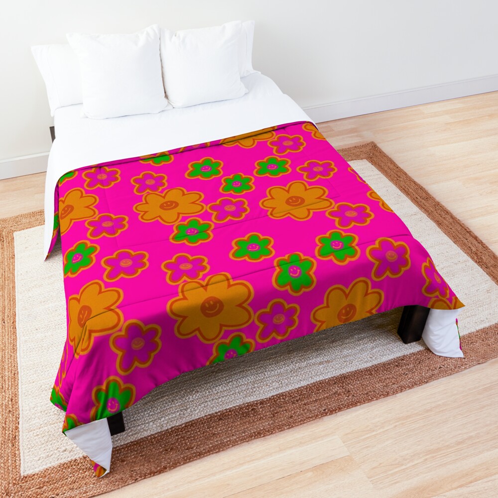 Discover Kidcore Flowers Indie Vibes Quilt