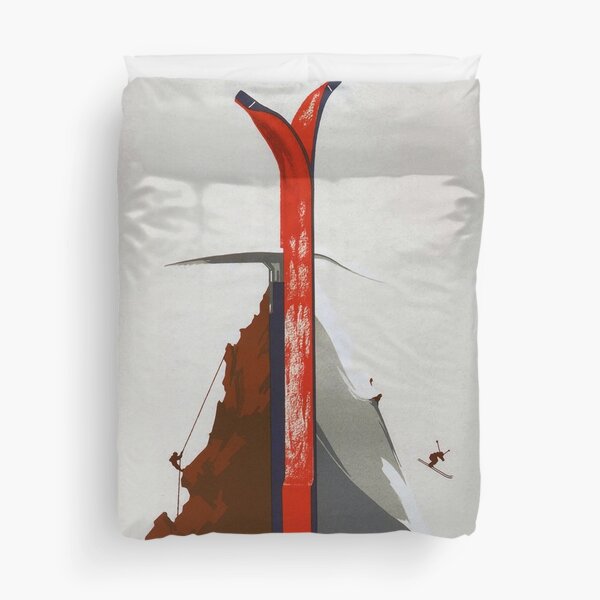 Item preview, French Ski and Mountain climbing Sport and Travel advert designed and sold by Glimmersmith.