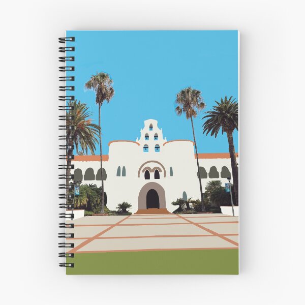 Item preview, San Diego State Hepner Hall illustration designed and sold by megannfoleyy.