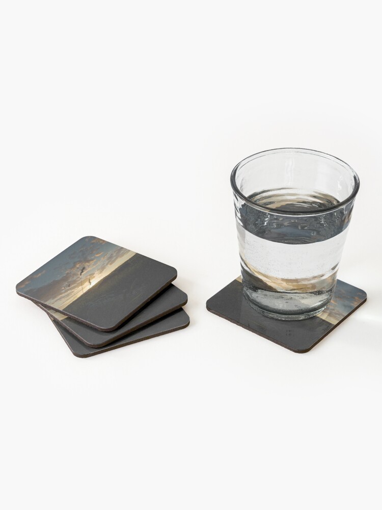 Alternate view of wheat field Coasters (Set of 4)