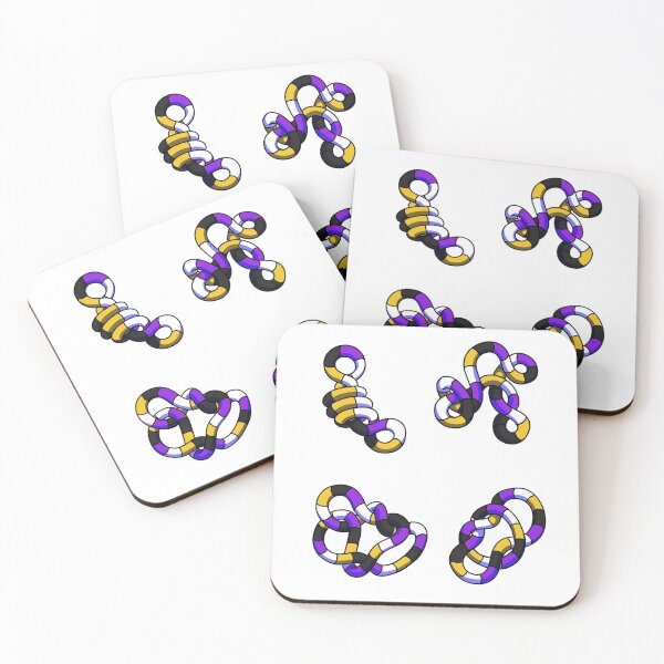 Item preview, Nonbinary Tangle designed and sold by autisticnacl.