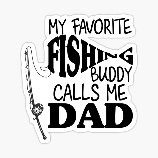 Download Fishing Buddy Stickers Redbubble