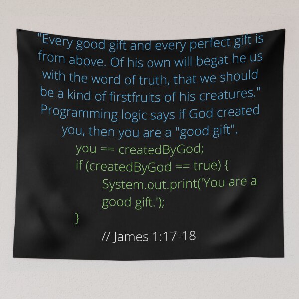 Item preview, "You Are a Good Gift" Logic in Java designed and sold by ChristianCoding.