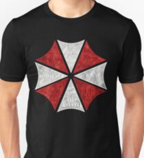 Resident Evil Umbrella Typography Unisex T-Shirt