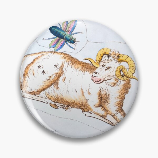 Item preview, Antique Constellation Map of Aries, Musca Borealis designed and sold by VintageArchive.