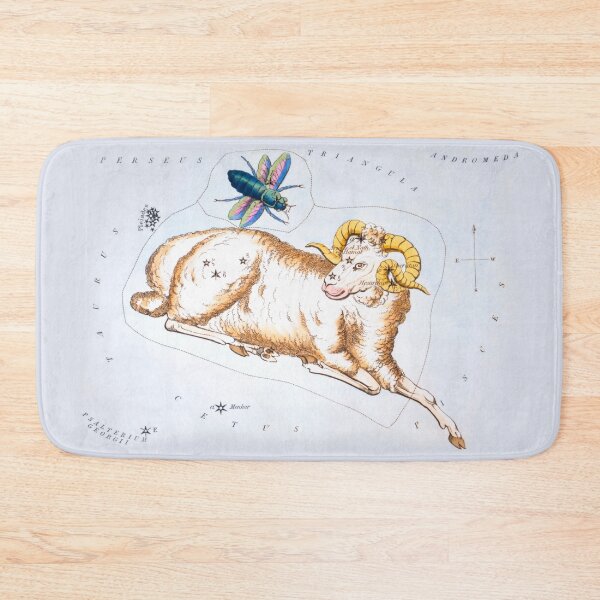 Item preview, Antique Constellation Map of Aries, Musca Borealis designed and sold by VintageArchive.