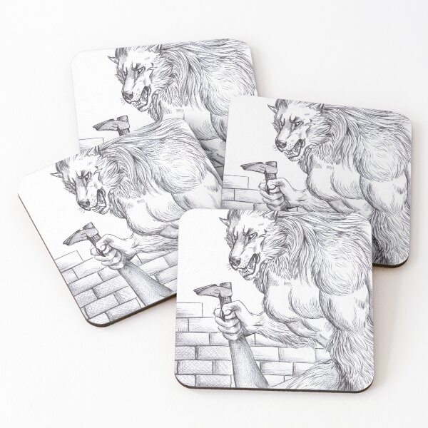 Item preview, Werewolf with an hammer designed and sold by Furiarossa.
