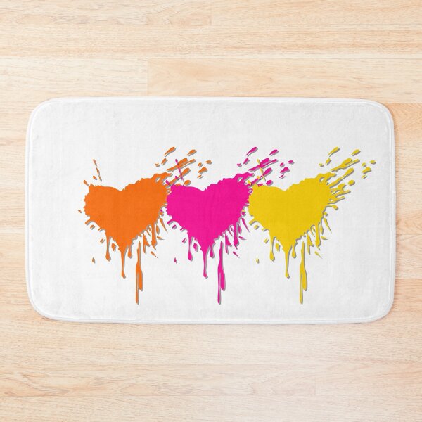 Item preview, Paint Splash Trio of Hearts designed and sold by WisdomInspired.