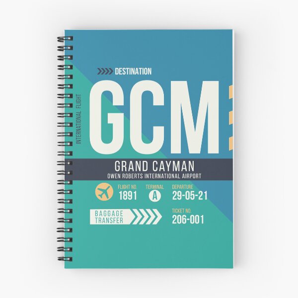 Item preview, Grand Cayman Islands (GCM) Airport Code Baggage Tag designed and sold by SLAG-Creative.
