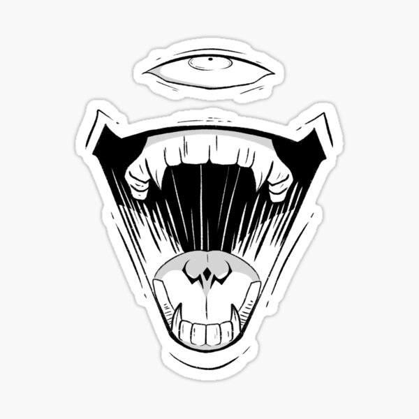 Sukuna‘s mouth Sticker