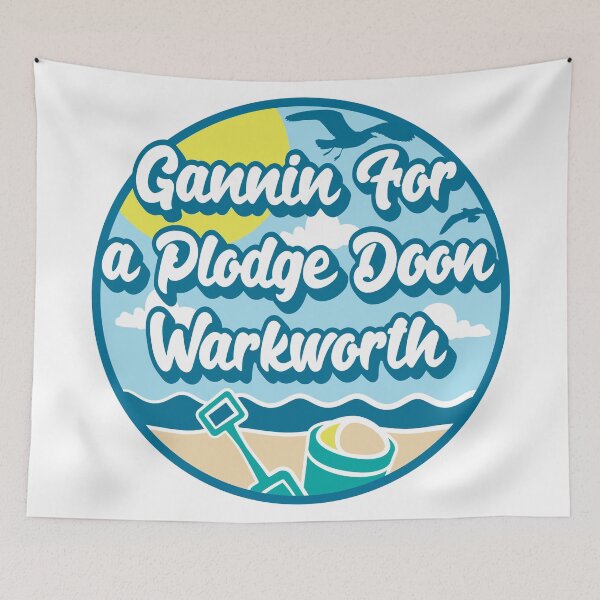 Item preview, Gannin for a plodge doon Warkworth - Going for a paddle in the sea at Warkworth designed and sold by robimerch.