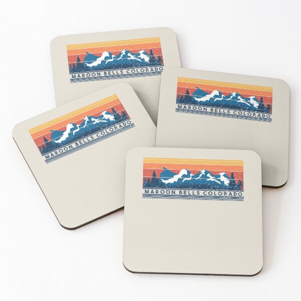 Item preview, Maroon Bells Colorado Mountains Vintage Sunset Retro designed and sold by Dexter Freeman.