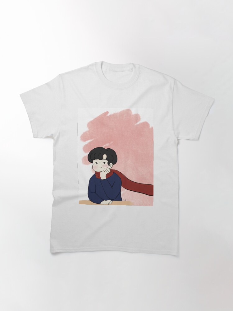 Alternate view of Couple Shirt (Male Side) Valentine's Day Classic T-Shirt