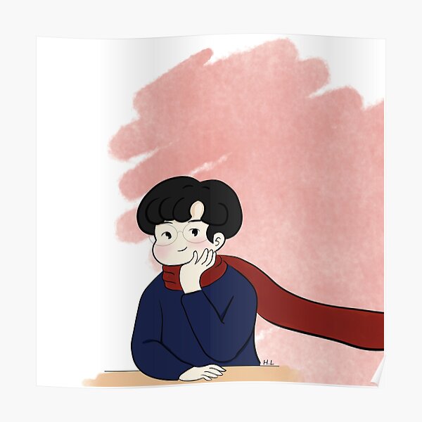 Couple Shirt (Male Side) Valentine's Day Poster
