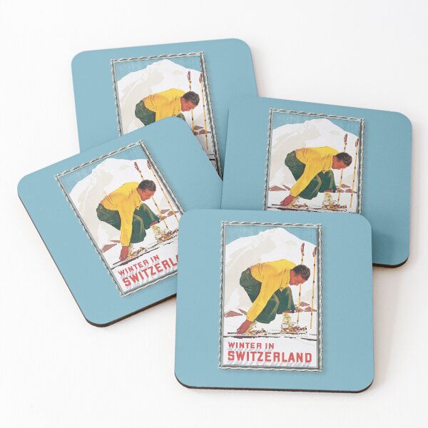Item preview, Vintage Framed Art Winter In Switzerland   designed and sold by SoldierAlways.