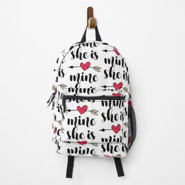 Item preview, She is Mine | Cute Matching Valentines Day Gift designed and sold by arrowroses.