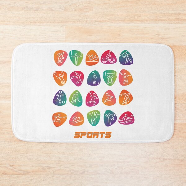 Item preview, Icon Sports with colored abstract shapes designed and sold by Haxino.