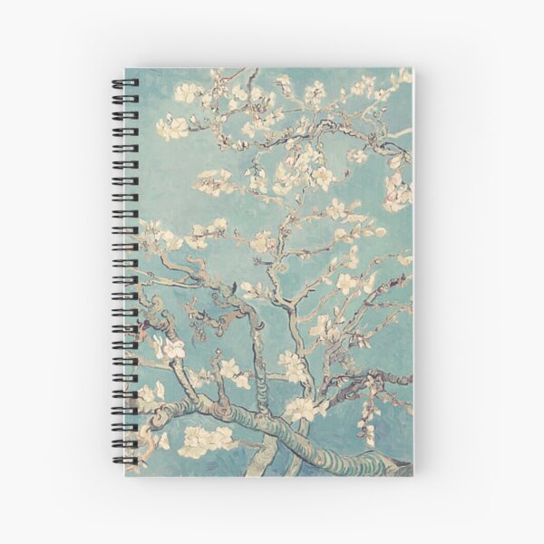 Poster, poster, drawing | Almond blossom Spiral Notebook