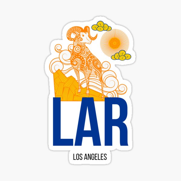 LA RAMS Gear For The Family Sticker for Sale by LAKERSIN5