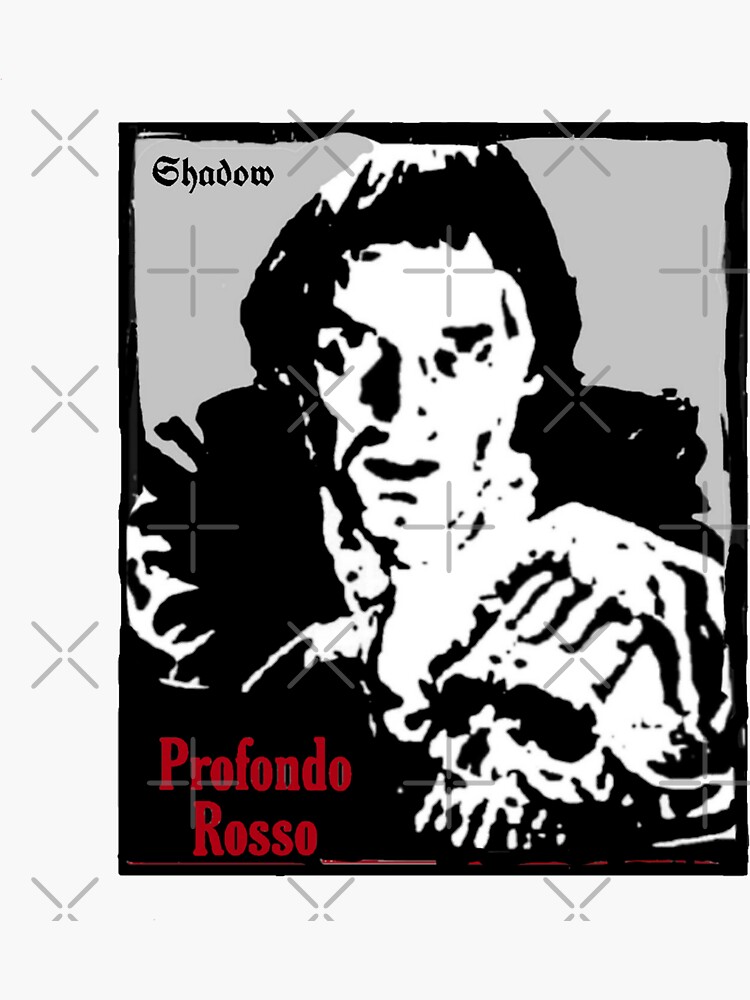 “Dario Argento” Sticker for Sale by ShadowTShirt | Redbubble