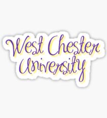 WCU script Sticker