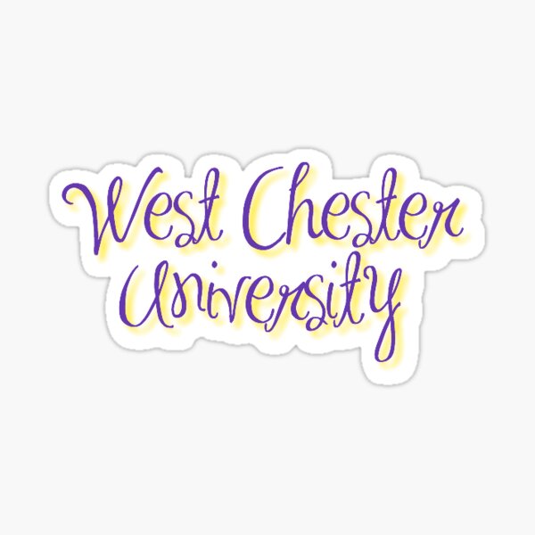 WCU script Sticker