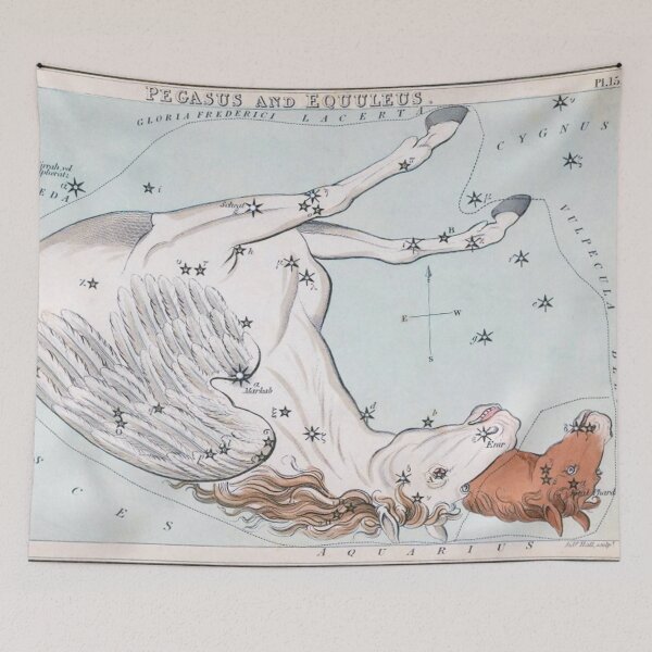 Item preview, Antique Constellation Map of Pegasus, Equuleus designed and sold by VintageArchive.