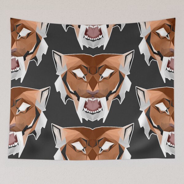 Item preview, Sabertooth Geometric designed and sold by CreatureCreations.