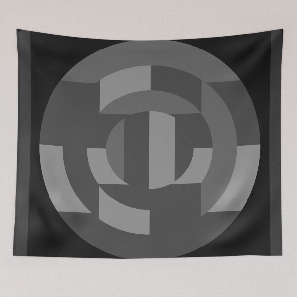 Item preview, retro monochrome abstract design designed and sold by pauloneill-art.