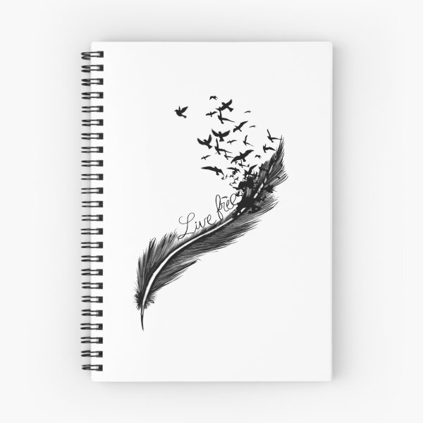 Item preview, Feather with birds designed and sold by attracdionz.