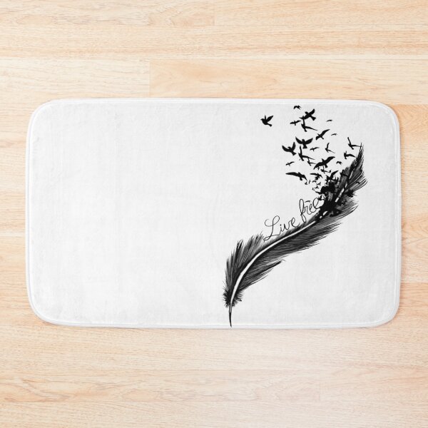 Item preview, Feather with birds designed and sold by attracdionz.