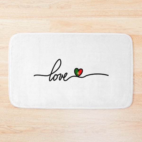 Item preview, Portugal Love Flag designed and sold by TrickyGraphics.