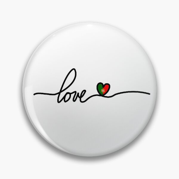 Item preview, Portugal Love Flag designed and sold by TrickyGraphics.