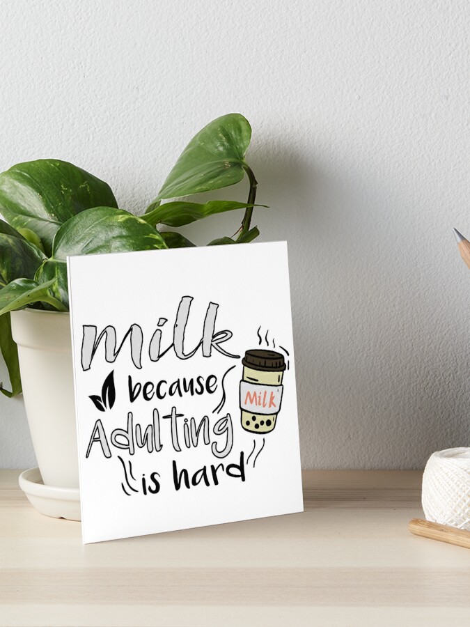 iced coffee cute gift idea for coffee lovers Art Board Print for Sale by  CloJamila