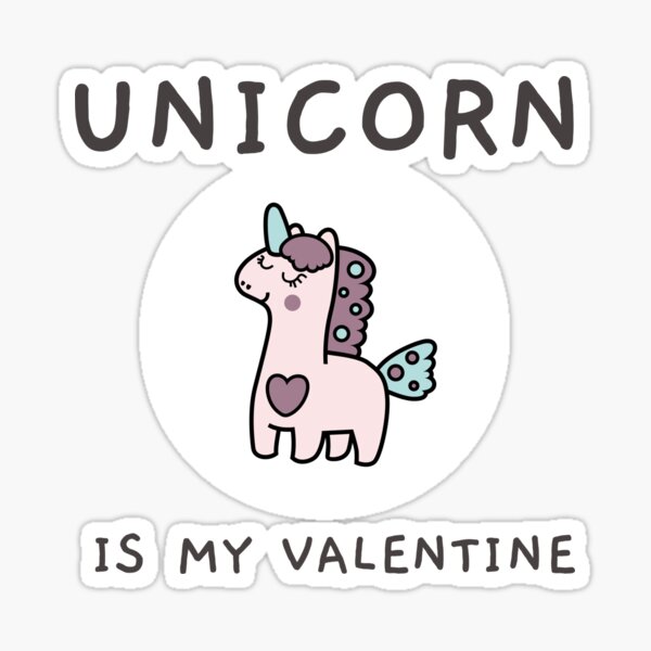  Unicornio San Valentín regalo de distancia social para
