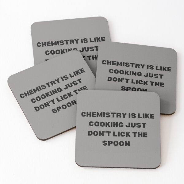 Item preview, Chemistry Is Like Cooking Just Dont Lick The Spoon designed and sold by Imaginative Expressions⭐️ ⭐️ ⭐️ ⭐️ ⭐️.