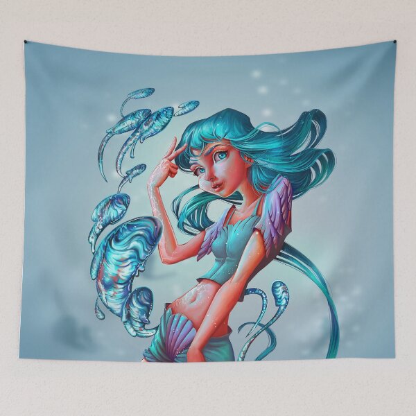 Item preview, Blue Water Girl designed and sold by RafaelLima7.