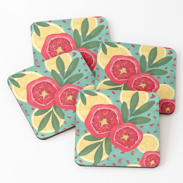 Item preview, Lemon & Pomegranate designed and sold by DippyHippie.