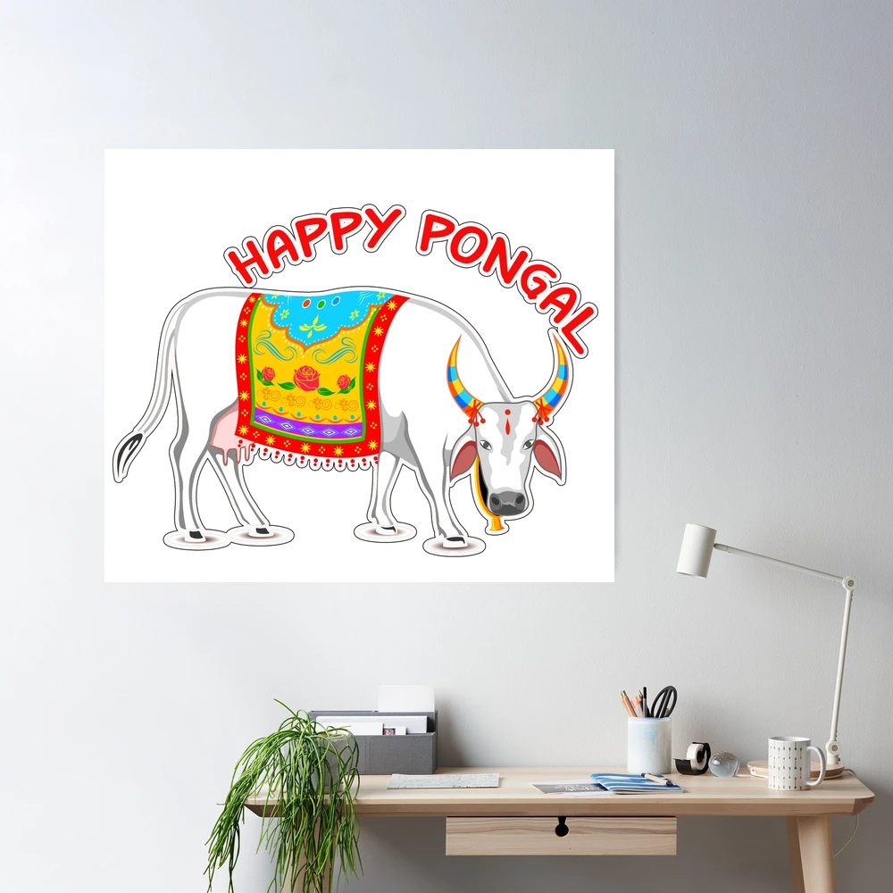 Pongal Cow Drawing Template - Edit Online & Download Example | Template.net
