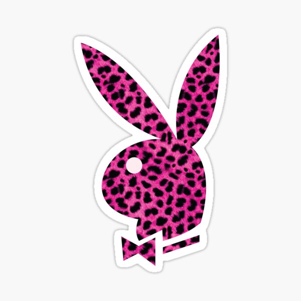 Guépard rose PlayBoy Bunny Sticker