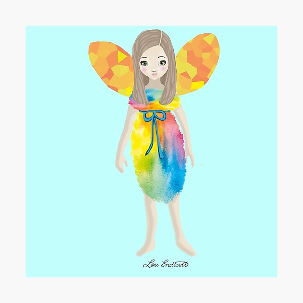 The Littlest Fae - Faery - Fairy- Rainbow Photographic Print
