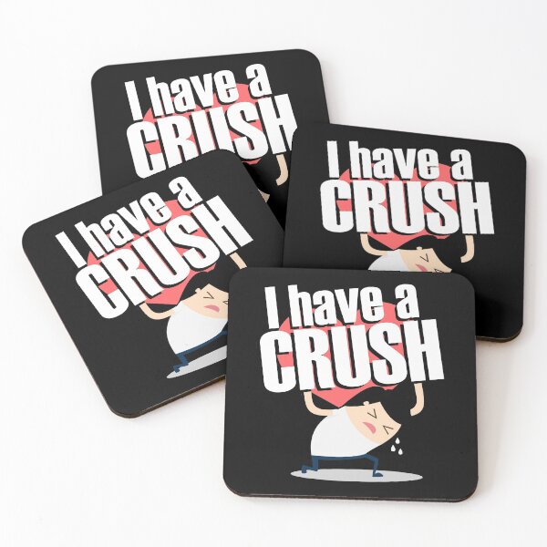 Item preview, I have a crush on you - funny romantic design designed and sold by ImaginarySouls.