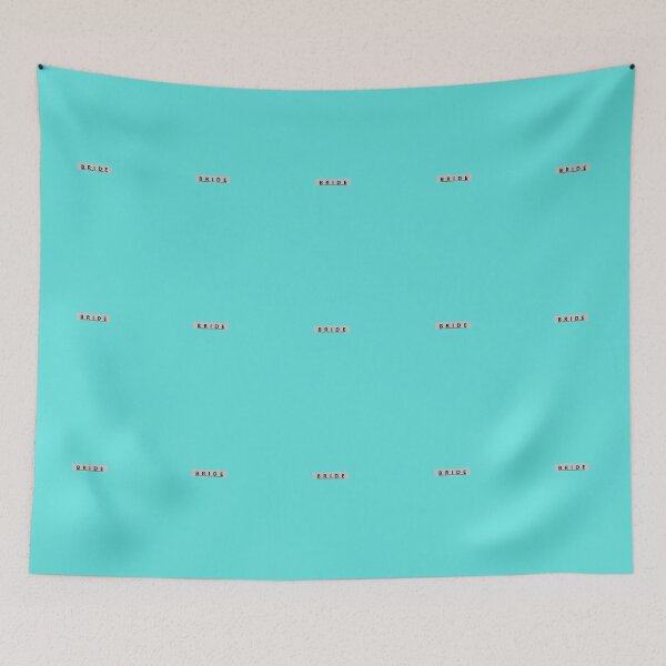 Item preview, Bride Aqua With Black Letters designed and sold by DesignsByMuriel.