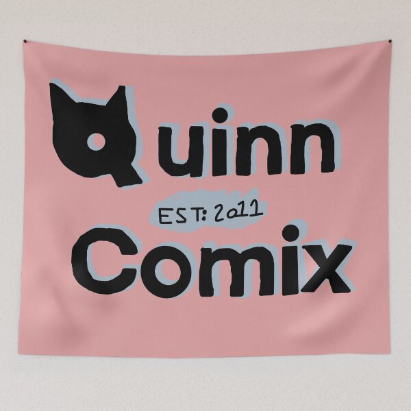 Artikelvorschau, Retro-Design des Quinn Comix-Logos entworfen und verkauft von QuinnComix.
