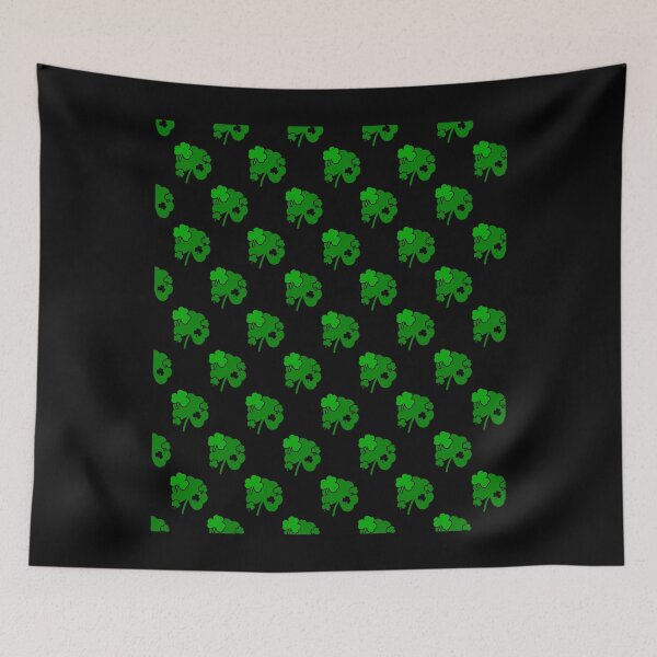 Item preview, St Patrick's Day Green Four Clover Pattern designed and sold by TKsTees.