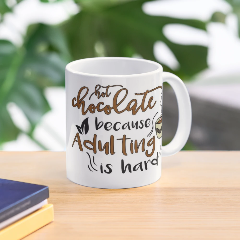 Iced coffee because adulting is hard, Cute gift for coffee lovers   Greeting Card for Sale by CloJamila