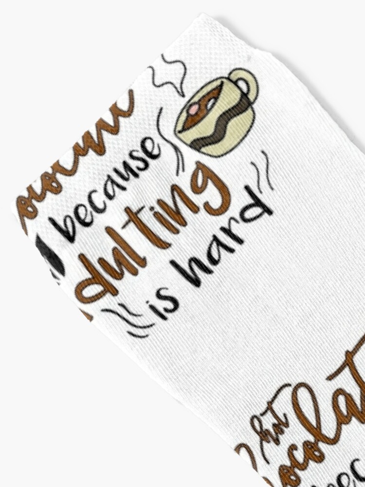 Iced coffee because adulting is hard, Cute gift for coffee lovers   Greeting Card for Sale by CloJamila