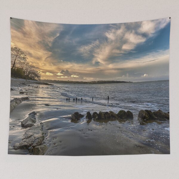 Item preview, Bembridge Beach Sunset designed and sold by manateevoyager.