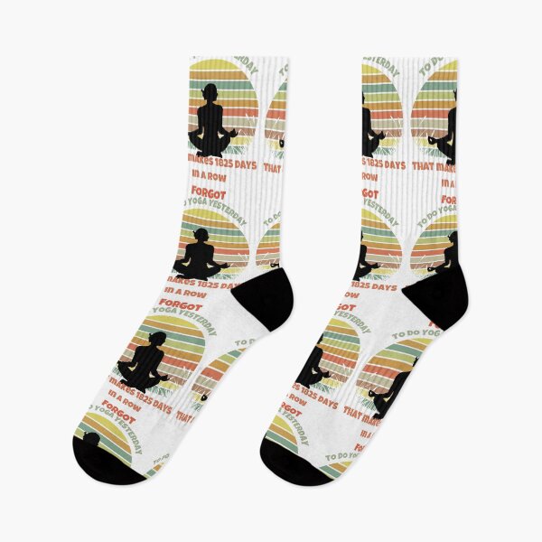 Item preview, Forgot to do yoga yesterday that makes 5 years in a row funny designed and sold by TrendingTees4u.